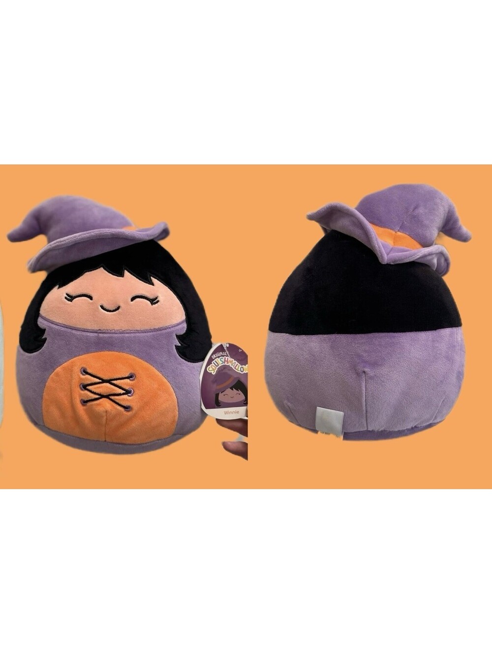 Squishmallow 8" Winnie The Witch KellyToy Halloween Plush